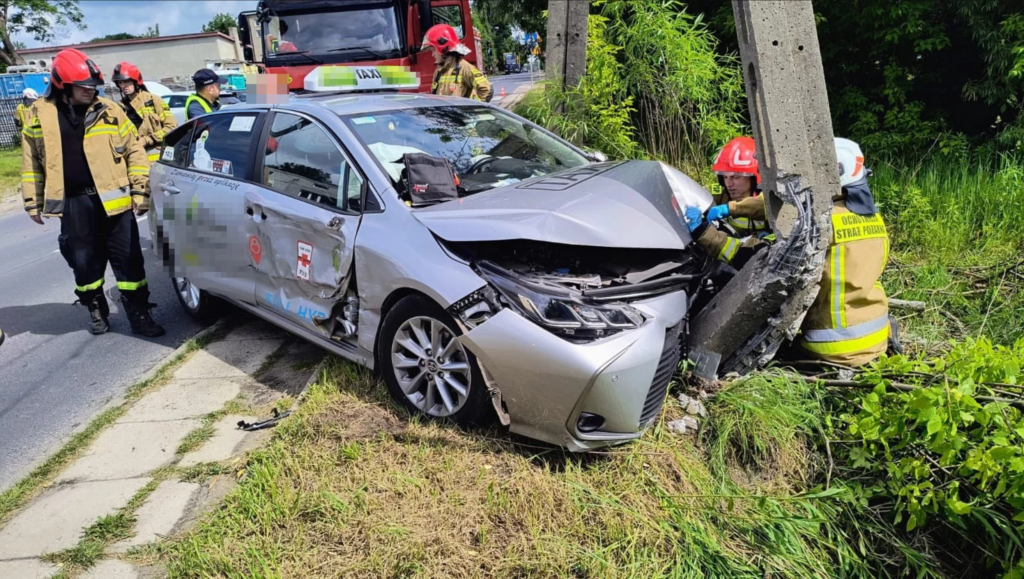 wypadek taxi szkoda ubezpieczenie