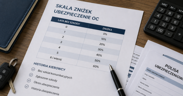 Historia ubezpieczeniowa kierowcy – system bonus-malus OC jak działa
