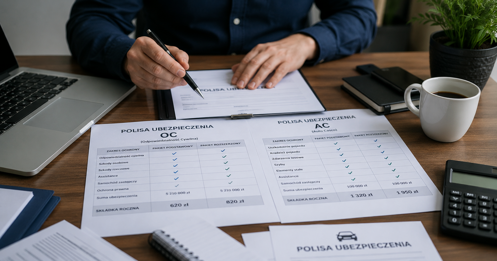 Porównanie pakietów assistance w OC i AC – czym się różnią