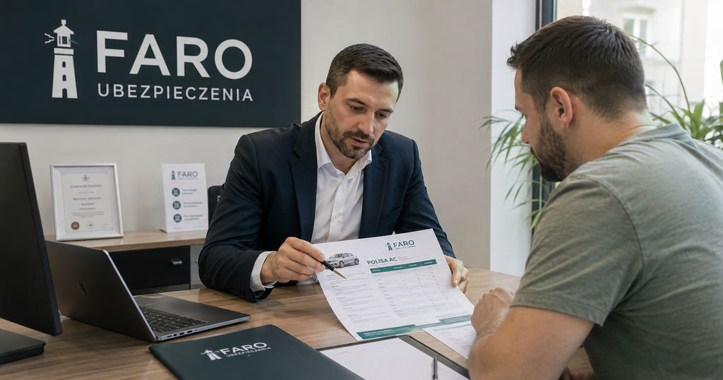 Doradca Faro Ubezpieczenia ocenia czy AC dla starszego samochodu ma sens