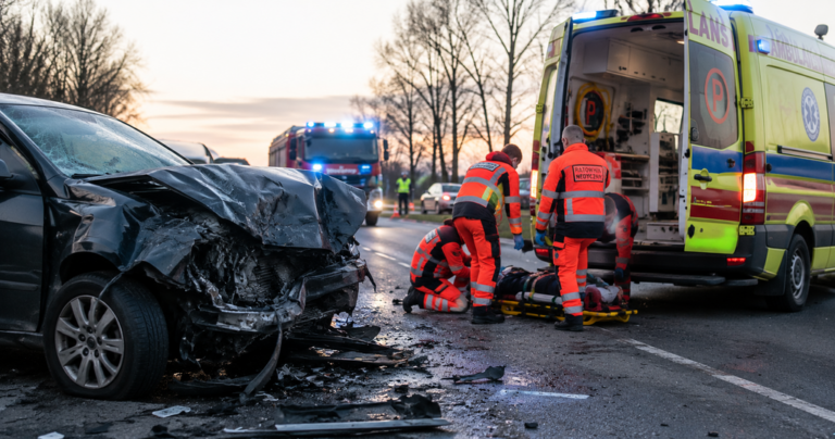 Pomoc medyczna po wypadku samochodowym – NNW ubezpieczenie następstw nieszczęśliwych wypadków