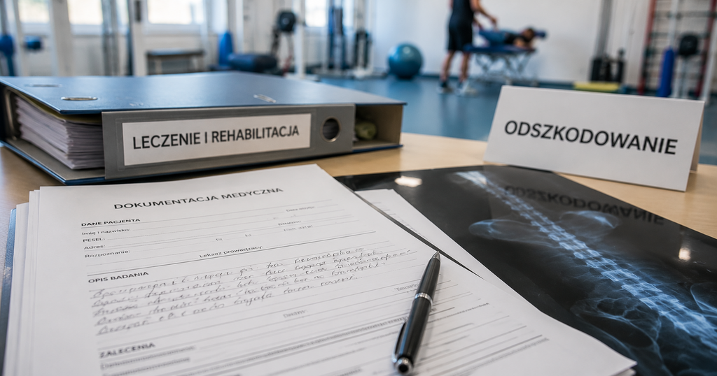 Dokumenty medyczne po wypadku – jak obliczane jest odszkodowanie z NNW