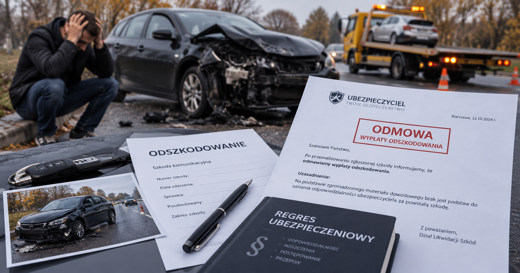 Wypadek podczas kursu Uber Bolt – co grozi kierowcy bez OC TAXI